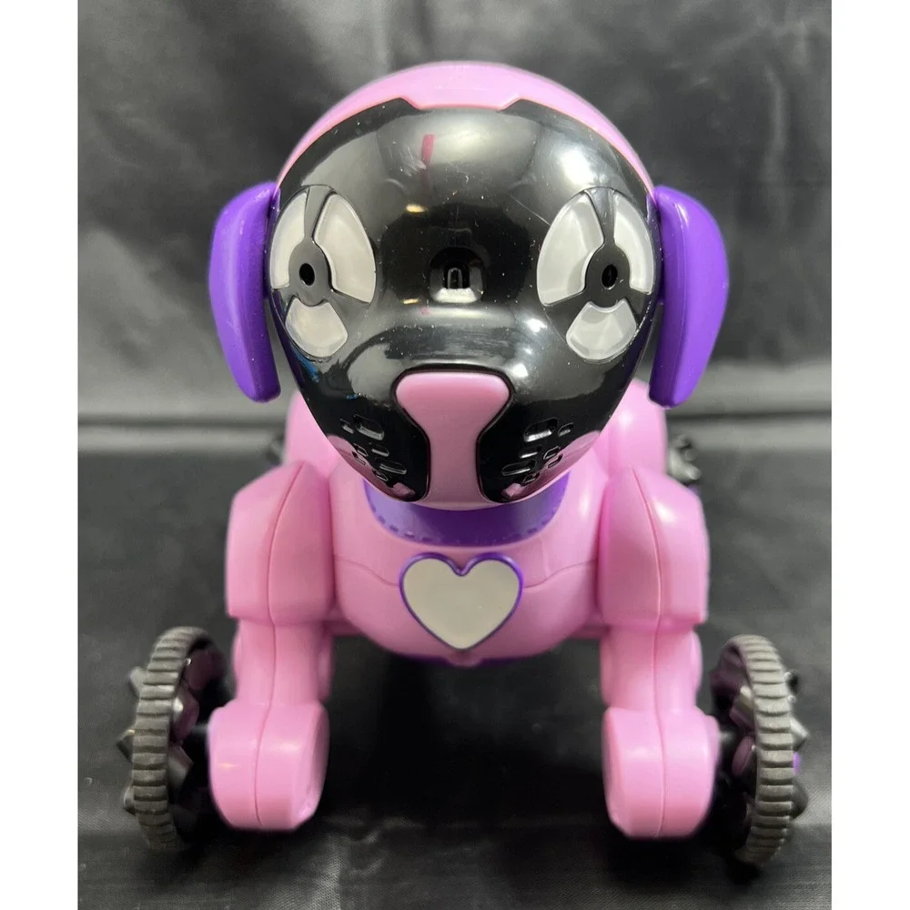 WowWee Chippies - Chippette Remote Control Robot Dog - Pink - Great Fun Kids Toy